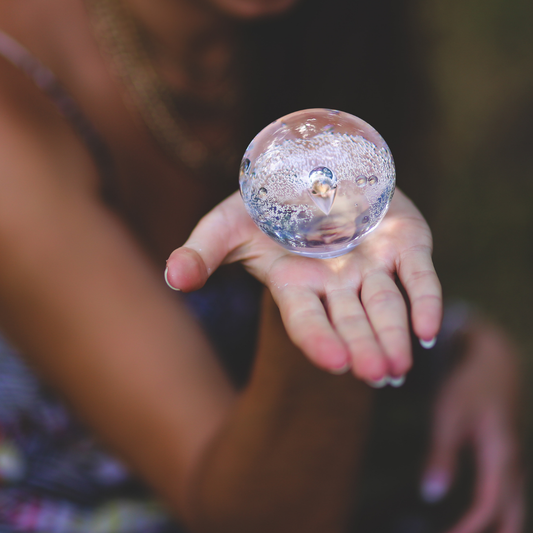 skincare infused with crystal gem stones